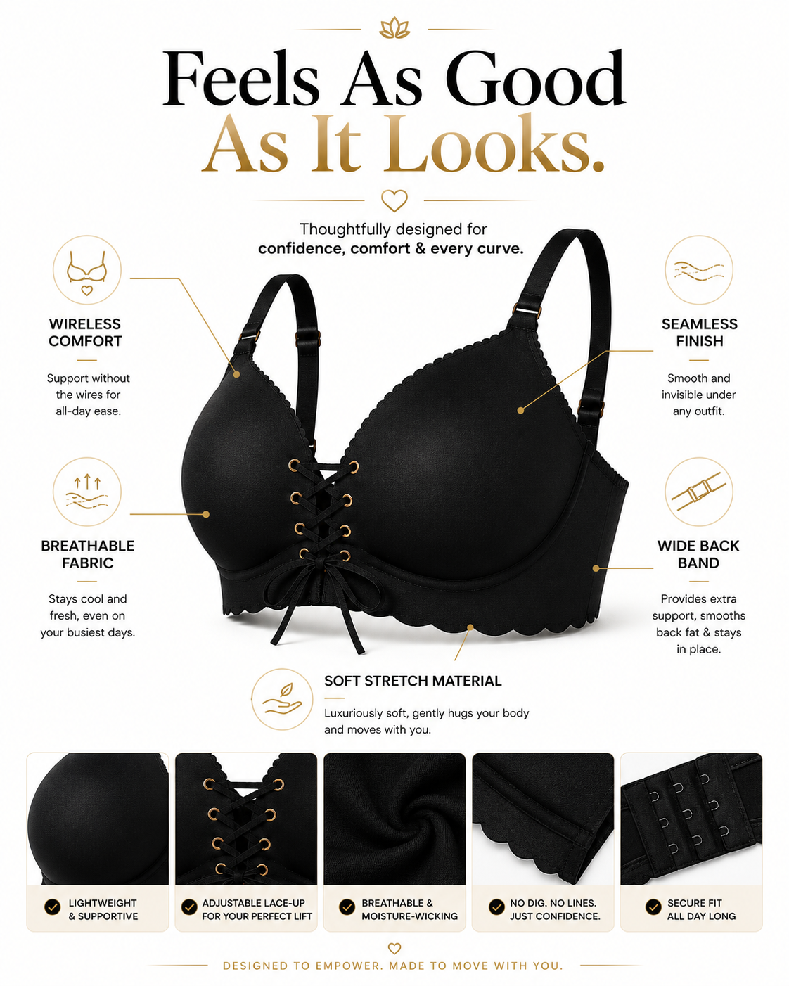 The Elevé Adjustable Lift Bra