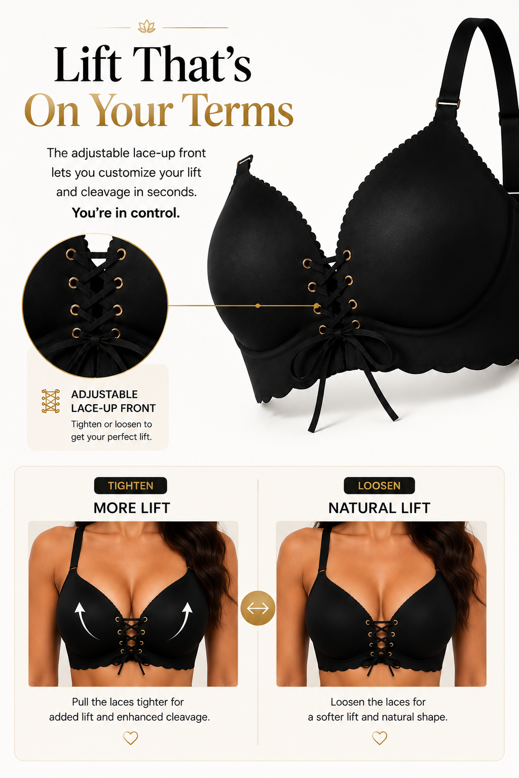 The Elevé Adjustable Lift Bra